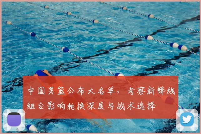 中国男篮公布大名单，考察新锋线组合影响轮换深度与战术选择